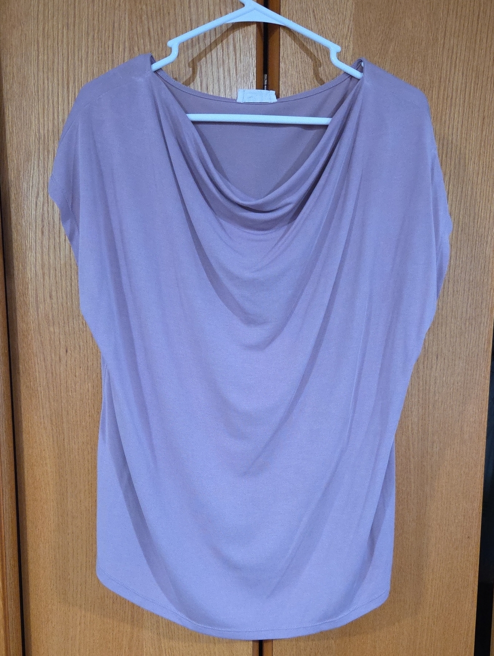 Draped Cowl Neck Women's Top